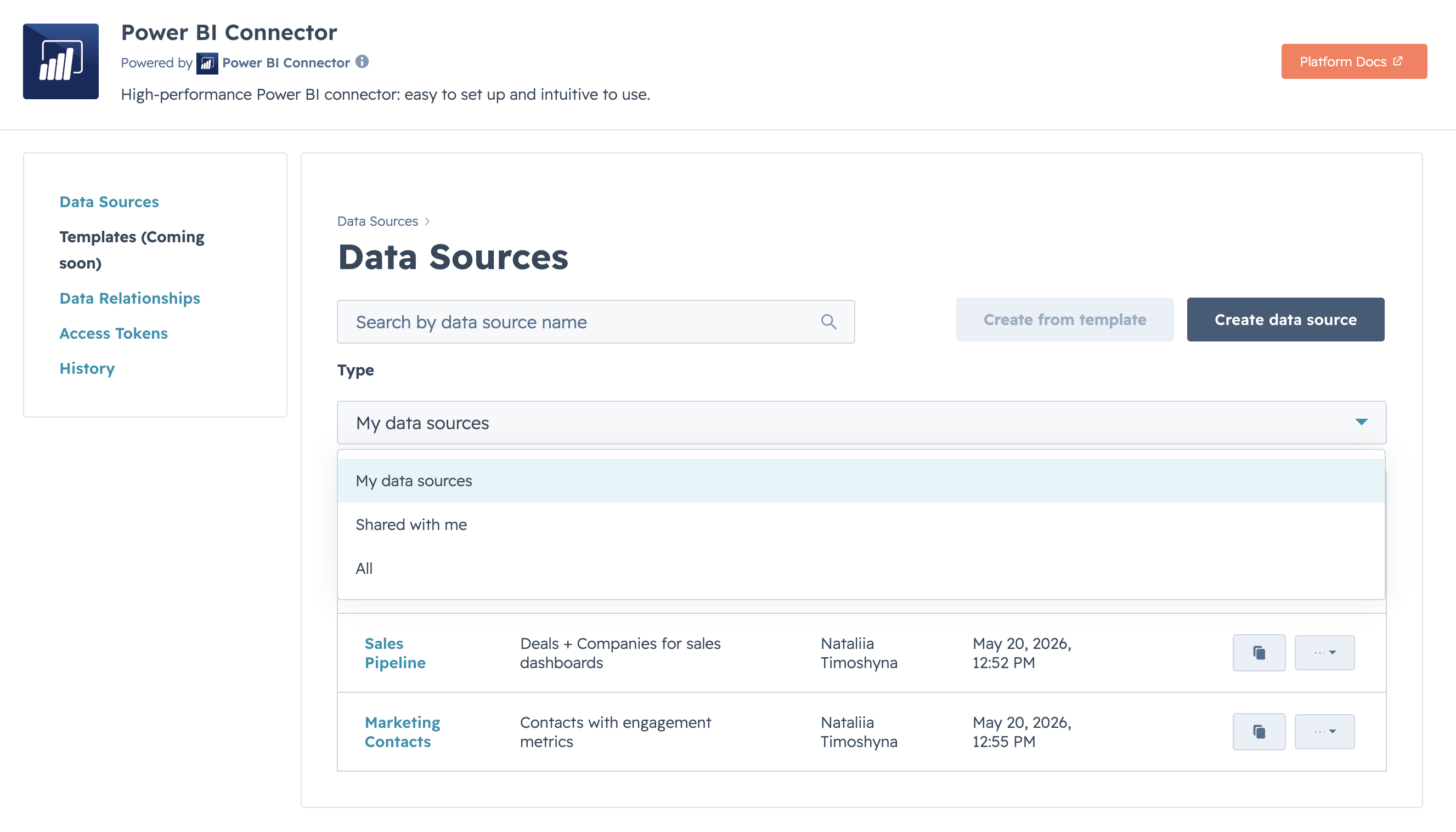 browse list 02 type filter open