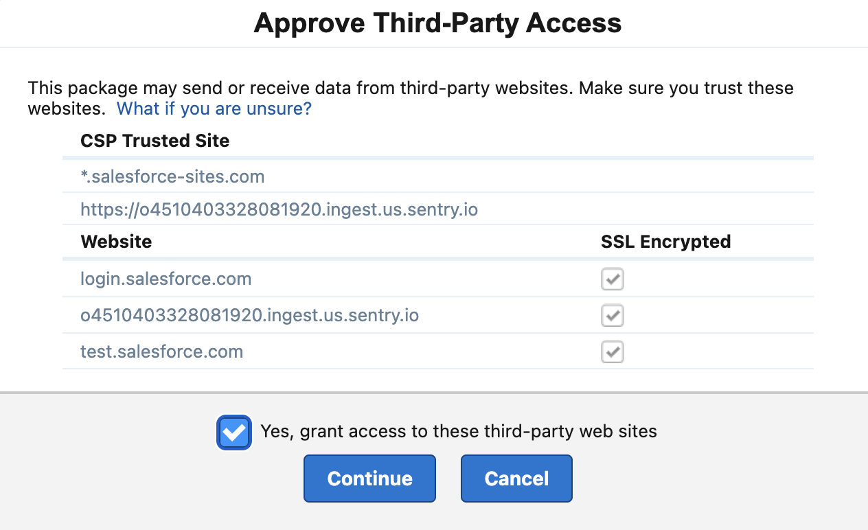 Approve Third-Party Access