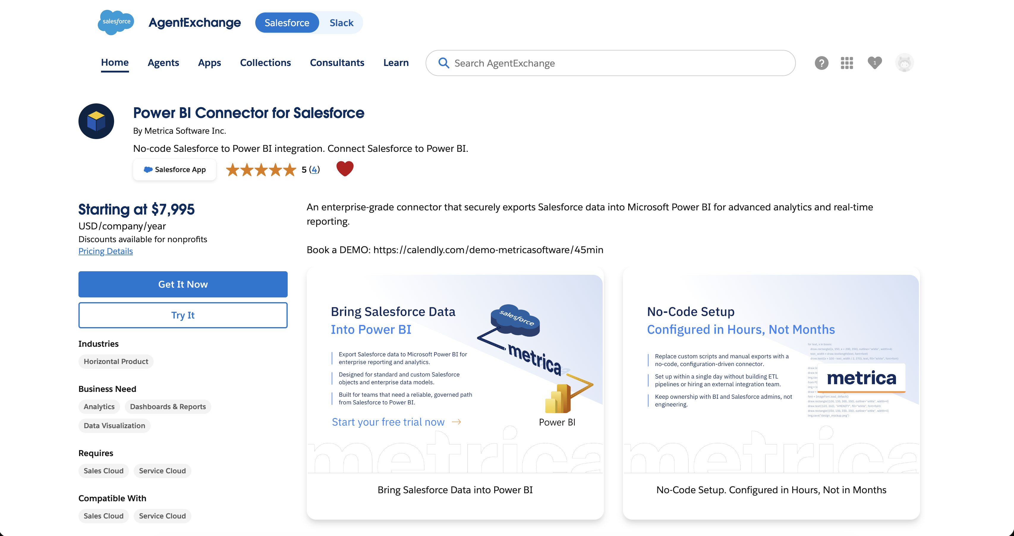 Power BI Connector for Salesforce on AppExchange