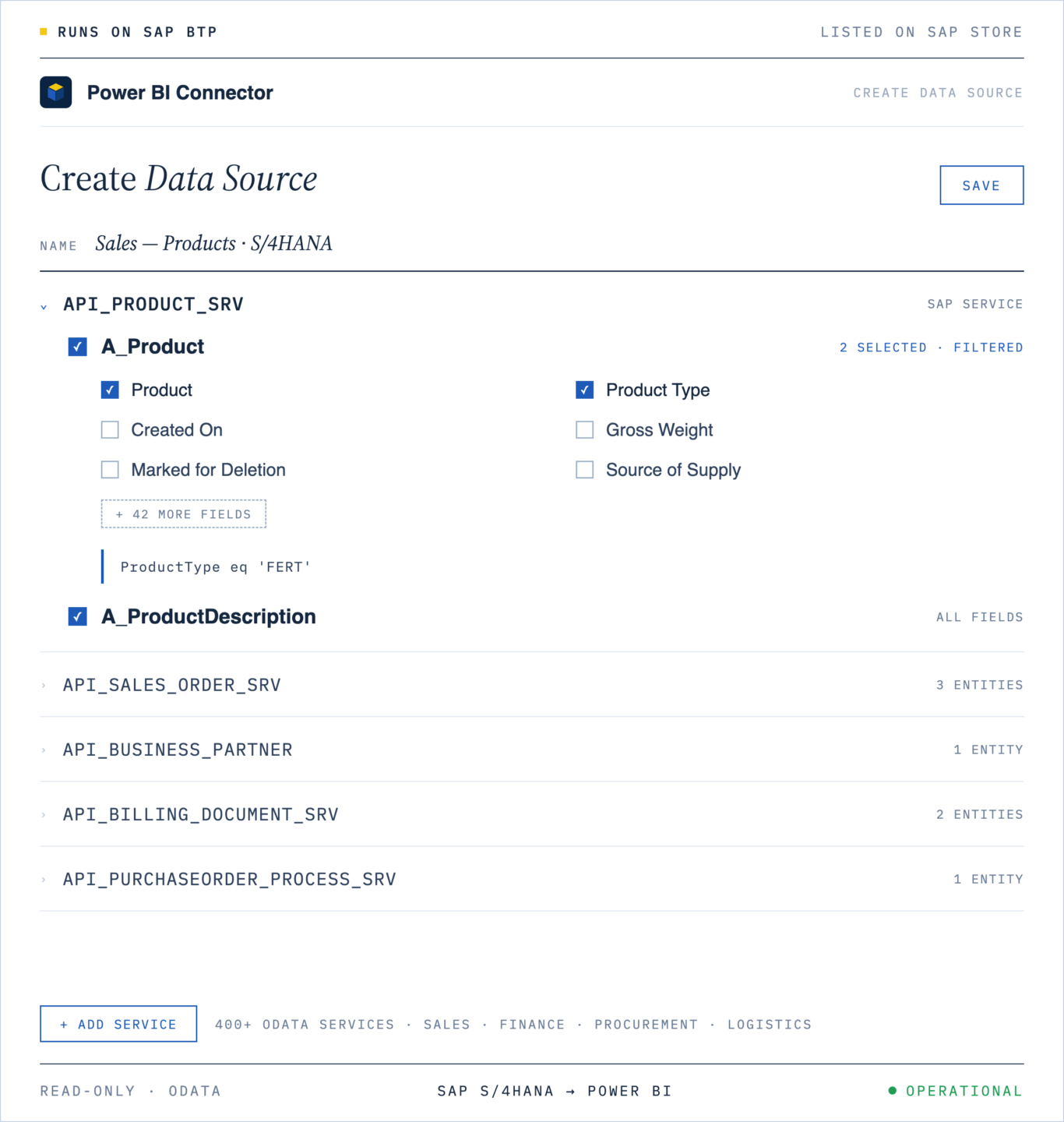 Power BI Connector for SAP - Available on SAP Store - Metrica Software